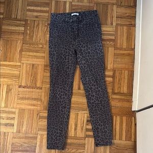 Leopard Print Skinny Jeans